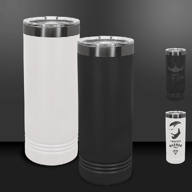 Glass Drinkware Black Ghost 22 oz Skinny Polar Camel Tumblers