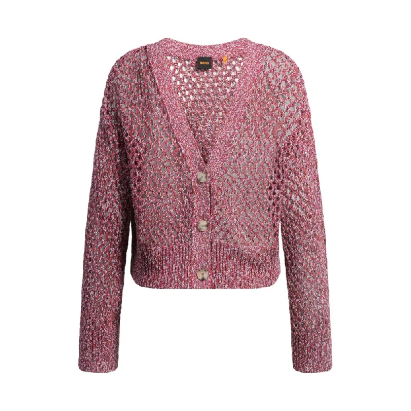 Chic Outfits Reversible cardigan with open structure
