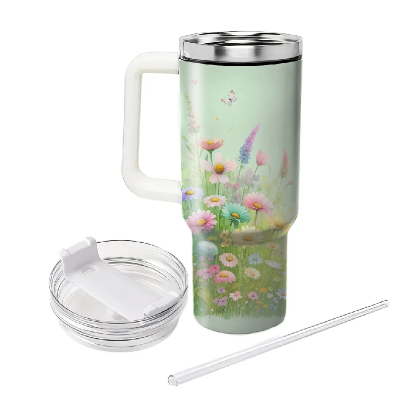 Must Haves Garden Bloom Patterned Tumbler With Handle