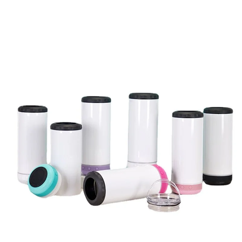 Insulated Drinkware 16oz CASE (25 UNITS) Sublimation Bluetooth Speaker Skinny Slim Can Cooler Tumbler Insulated Drinkware 16oz CASE (25 UNITS) Sublimation Bluetooth Speaker Skinny Slim Can Cooler Tumbler