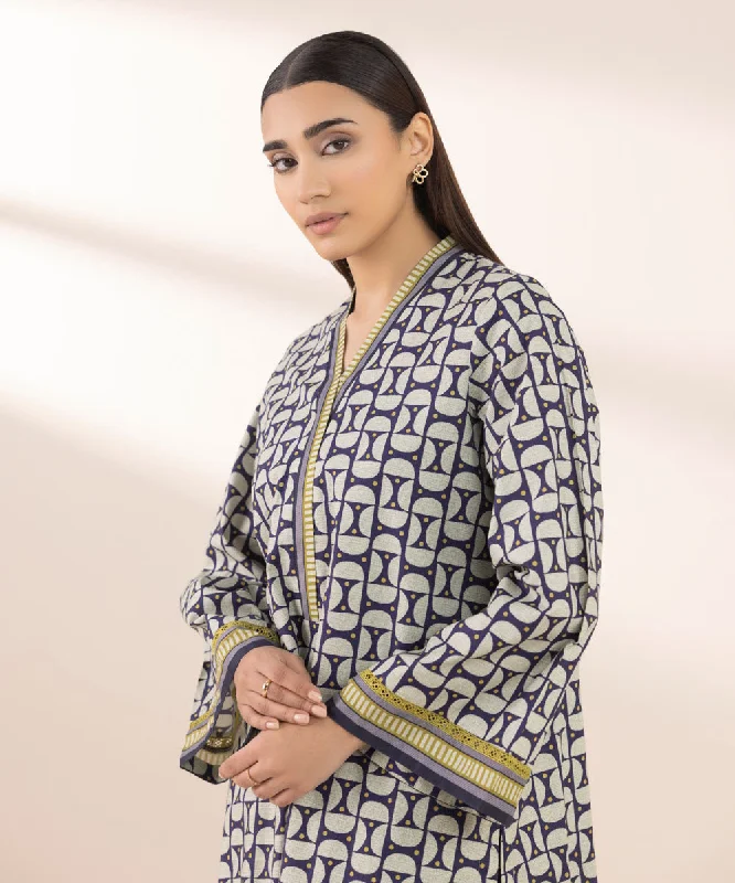 Spring Fashion Printed Cambric Shirt