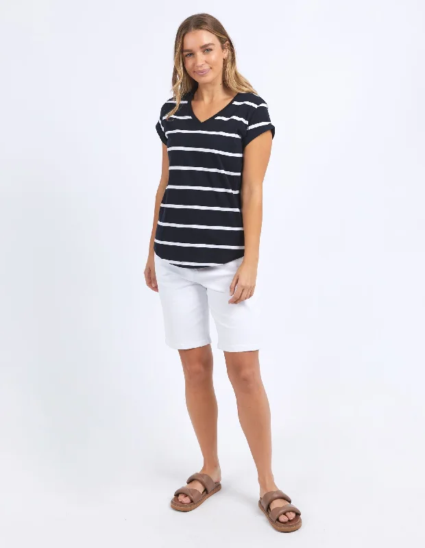 Exclusive Discount Foxwood Manly Stripe Vee Tee