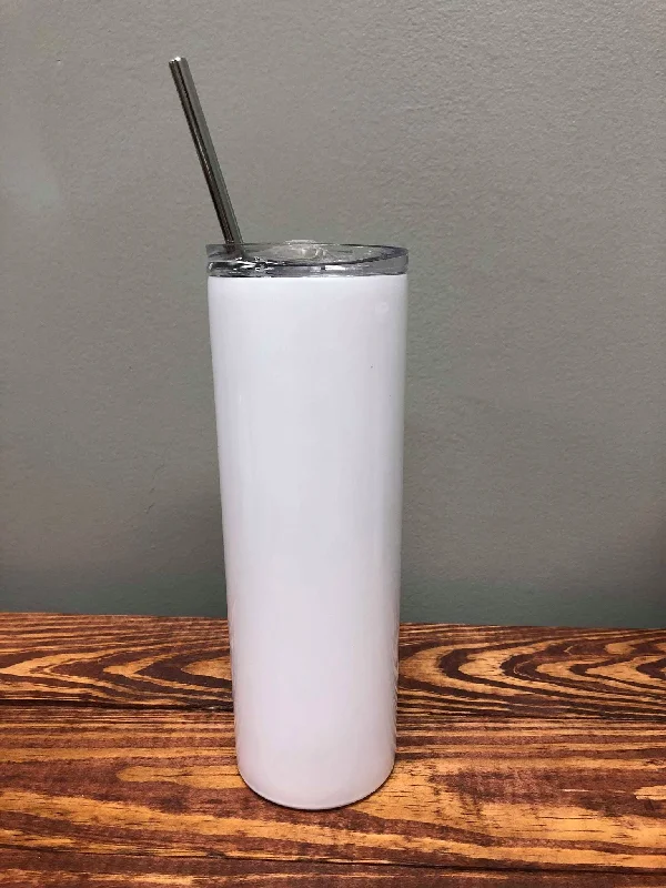 Time-Sensitive Drinkware Offers 20 oz Skinny White - Sublimation