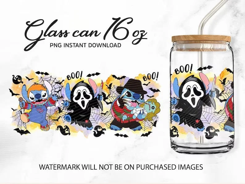 Thoughtful Drinkware Gifts Stitch 16oz, Stitch Tumbler Wrap, Halloween Tumbler, 16oz Libbey Can Glass, Horror Stitch Tumbler, Cartoon Tumbler, Full Tumbler Wrap Thoughtful Drinkware Gifts Stitch 16oz, Stitch Tumbler Wrap, Halloween Tumbler, 16oz Libbey Can Glass, Horror Stitch Tumbler, Cartoon Tumbler, Full Tumbler Wrap