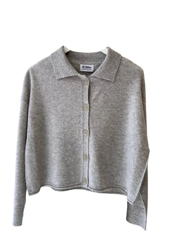 Trendsetter's Closet Women's Chelsea Sweater In Heather Grey