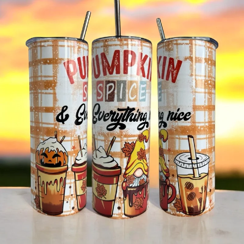 Insulated Drinkware Offers Pumpkin Spice and Everything Nice 20/30oz Insulated Skinny Tumbler Insulated Drinkware Offers Pumpkin Spice and Everything Nice 20/30oz Insulated Skinny Tumbler