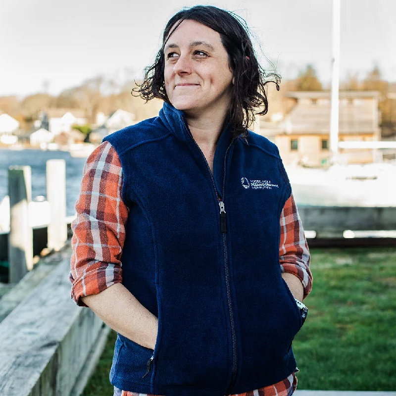Ride The Style Wave Women's Fleece Logo Vest