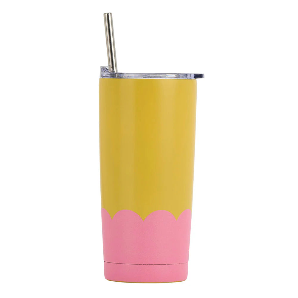 Premium Drinkware Sets Annabel Trends Insulated Smoothie Cup - Wave - Yellow & Candy Premium Drinkware Sets Annabel Trends Insulated Smoothie Cup - Wave - Yellow & Candy