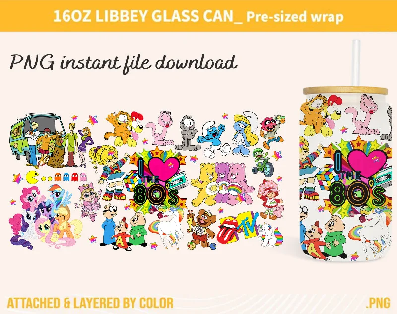 Tumbler Promotions 80_s Baby PNG, 16oz Glass Can Wrap, 16oz Libbey Can Glass, I love 80_s Tumbler Wrap, Full Glass Can Wrap, Cartoon Tumbler PNG Tumbler Promotions 80_s Baby PNG, 16oz Glass Can Wrap, 16oz Libbey Can Glass, I love 80_s Tumbler Wrap, Full Glass Can Wrap, Cartoon Tumbler PNG