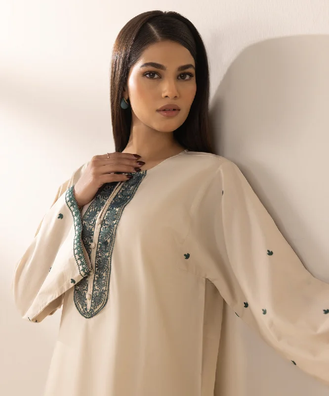 Celebrate With Big Savings Embroidered Cambric Shirt