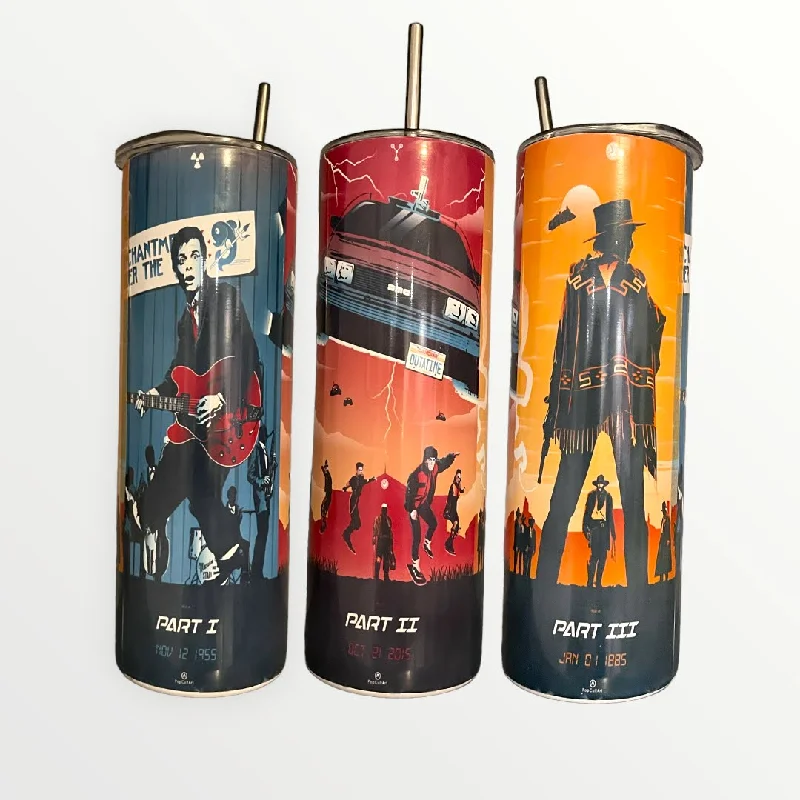 Drinkware Gift Set Back To The Future Trilogy Tumbler Cup