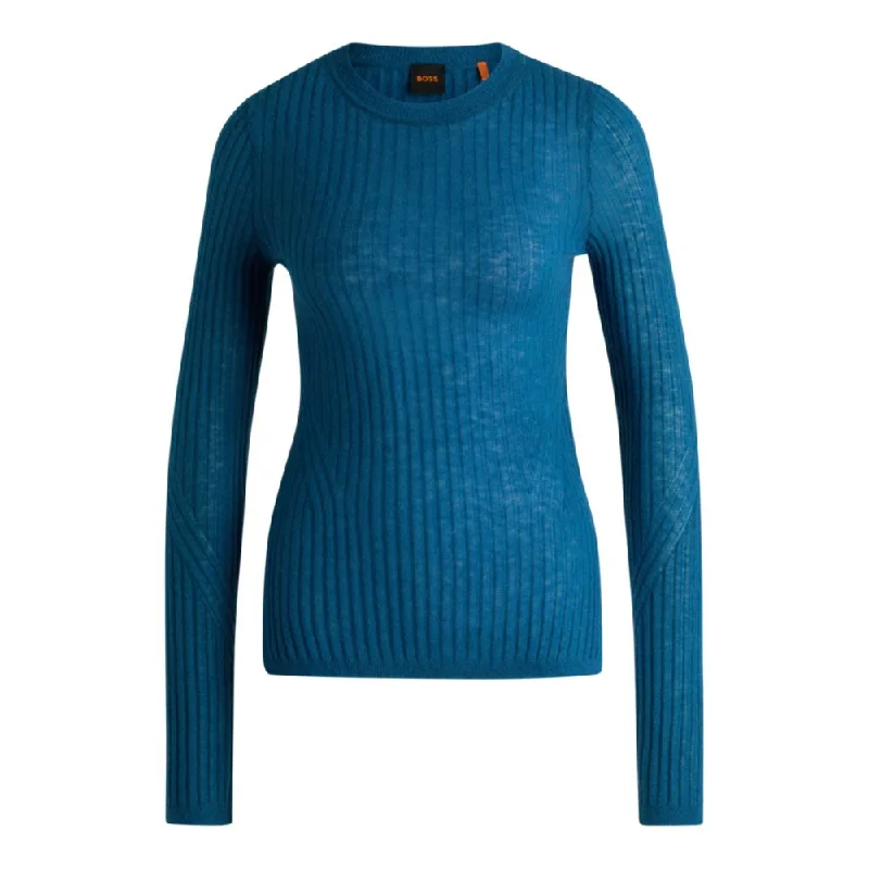 Elegant Styles Wool slim-fit sweater