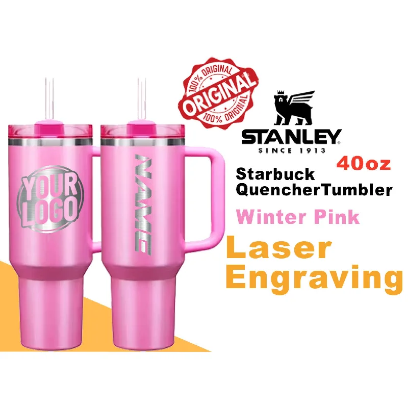 Insulated Drinkware Deals Stanley x Starbucks Quencher 40oz Tumbler Winter Pink, Personalized Tumbler With Lid and Straw, Laser Engraved Tumbler, Drinkware, Sports Insulated Drinkware Deals Stanley x Starbucks Quencher 40oz Tumbler Winter Pink, Personalized Tumbler With Lid and Straw, Laser Engraved Tumbler, Drinkware, Sports