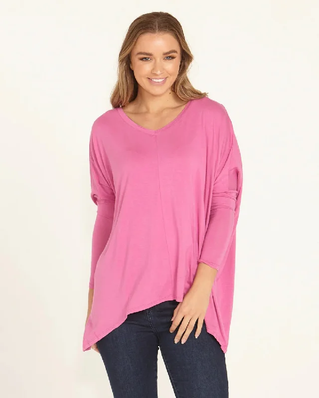 Luxury Style Betty Basics Kyoto V-Neck tee