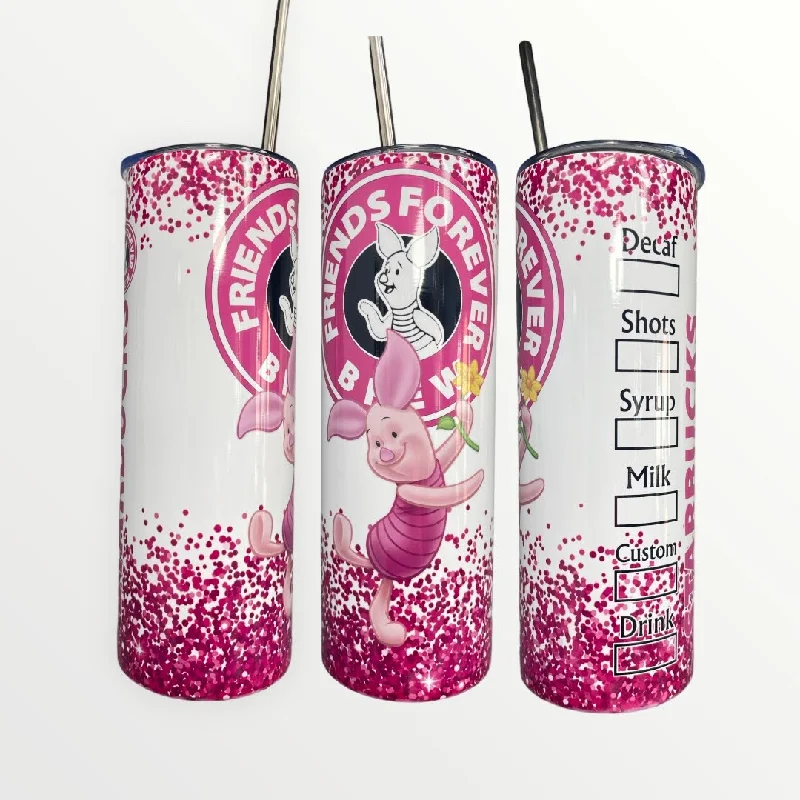 Eco-Friendly Drinkware Sale Piglet 20/30oz insulated skinny Tumbler