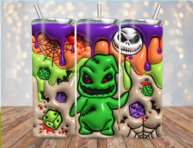Weekend Exclusive Oogie Boogie Inflated 20oz Halloween Tumbler