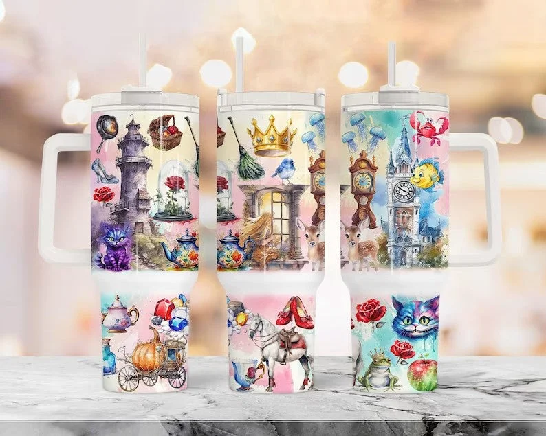 Eco-Friendly Cups Fairytale Tumbler, 40oz Tumbler, Ariel Tumbler, Little Mermaid Skinny Tumbler, Cartoon Movie Tumbler, 40oz Handle Tumbler,Png Download Eco-Friendly Cups Fairytale Tumbler, 40oz Tumbler, Ariel Tumbler, Little Mermaid Skinny Tumbler, Cartoon Movie Tumbler, 40oz Handle Tumbler,Png Download