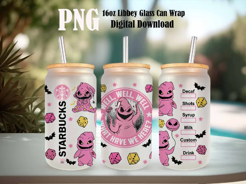 Drinkware Deals Pink Cartoon Tumbler Wrap,16oz Can Glass, Halloween Can Glass, Libbey Glass Can, Spooky Vibes, Spooky Season, Horror Movie, Horror Can Glass Png Drinkware Deals Pink Cartoon Tumbler Wrap,16oz Can Glass, Halloween Can Glass, Libbey Glass Can, Spooky Vibes, Spooky Season, Horror Movie, Horror Can Glass Png