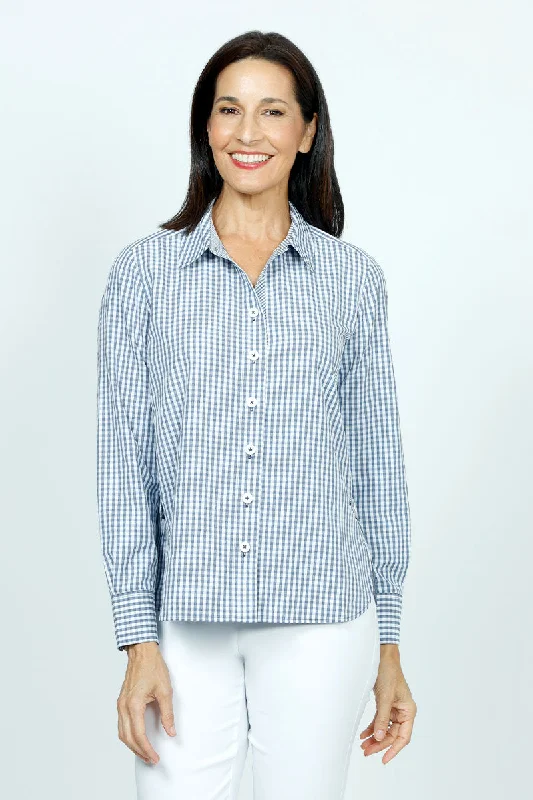 Wardrobe Upgrade Cali Girls Checked Boyfriend Blouse