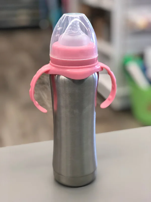 Drinking Glasses Sale Baby Bottle- Pink Handle