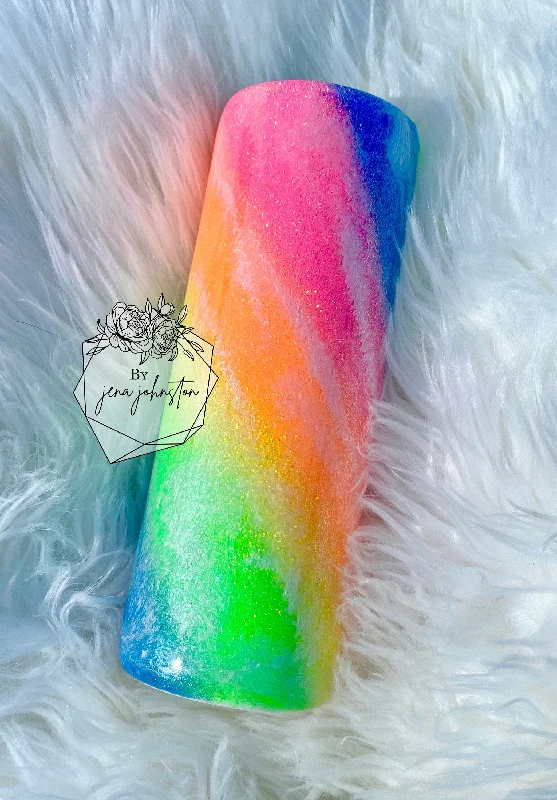 Limited Time Offers Neon Rainbow Milkyway Tumbler