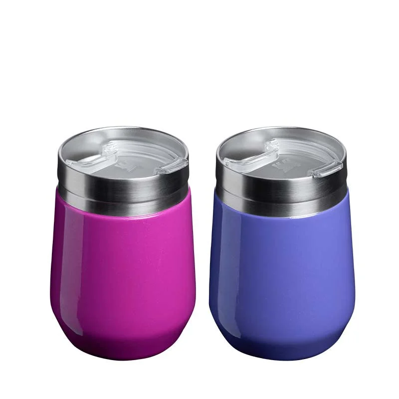 Elegant Glass Cups The 10oz Everyday GO Tumbler 2 Pack in Punch and Dahlia