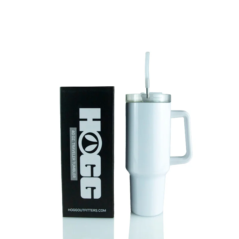 Discounted Drinkware 40oz SUBLIMATABLE TRAVELER TUMBLER