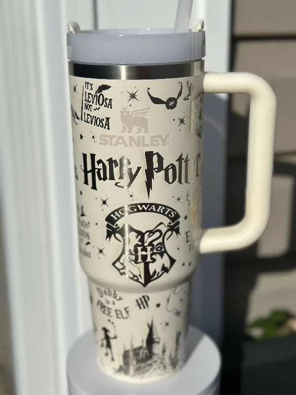 Travel Cups Promotion HP Magical Wizard Tumbler | 30 oz Stanley | Laser Engraved