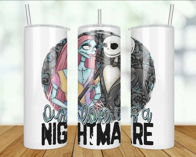 Portable Drinkware Our Love Is A Nightmare Tumbler