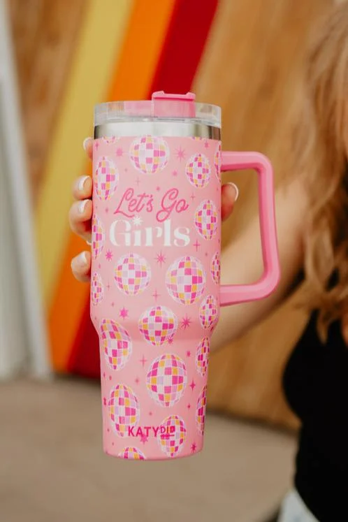 Stylish Looks Let's Go Girls 40 Oz Stainless Steel Tumbler Cup
