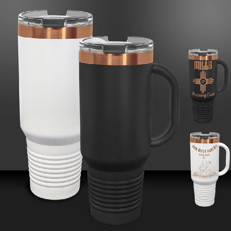 Personalized Cups Discount Copper-Ion Plated Polar Camel 40 oz. Travel Mug with Handle, Straw Included Personalized Cups Discount Copper-Ion Plated Polar Camel 40 oz. Travel Mug with Handle, Straw Included