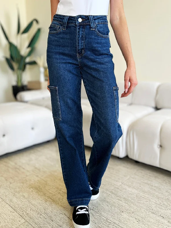 Shop Sales Judy Blue Full Size High Waist Cargo Jeans