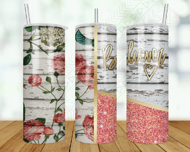 Unique Drinkware Gifts Believer Tumbler