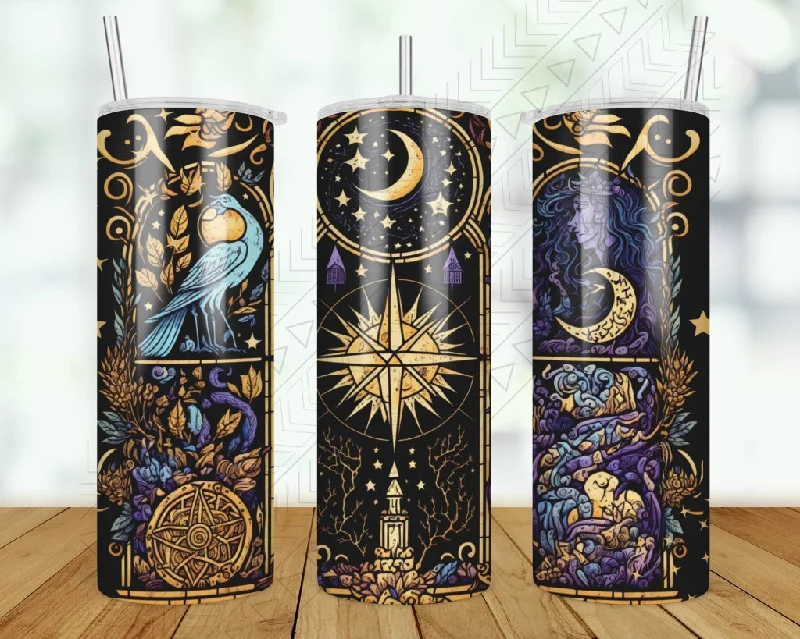 Drinkware Markdowns Celestial 2 Stain Glass Tumbler