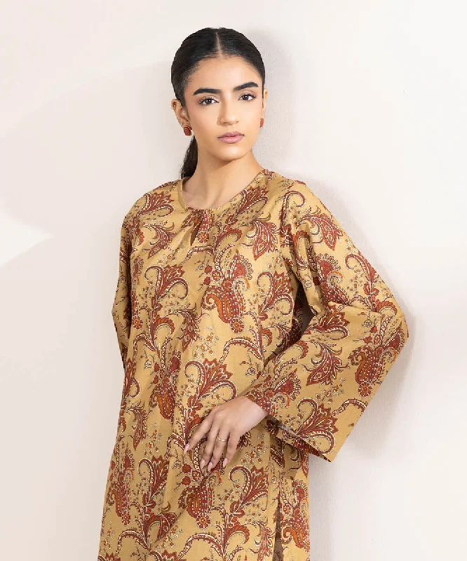 Graceful Movement Printed Cambric Shirt