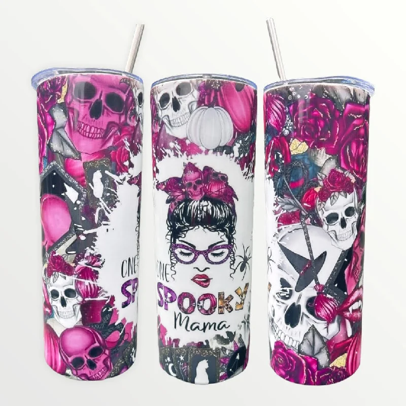 Travel Drinkware Sale Moms Life Spooky Mama insulated 20/30oz Tumbler