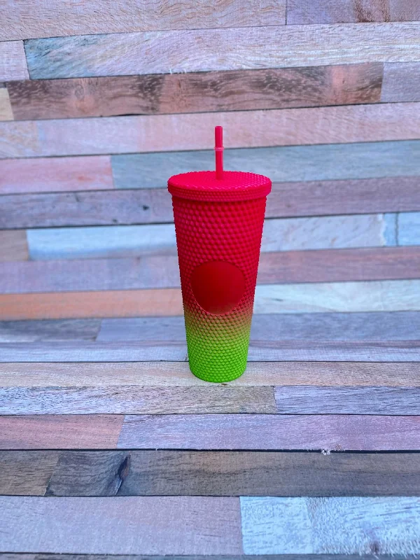 Pink/green Ombre