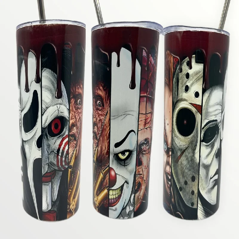 Elegant Glassware Sale Halloween All-Stars 20/30oz Insulated Skinny Tumbler