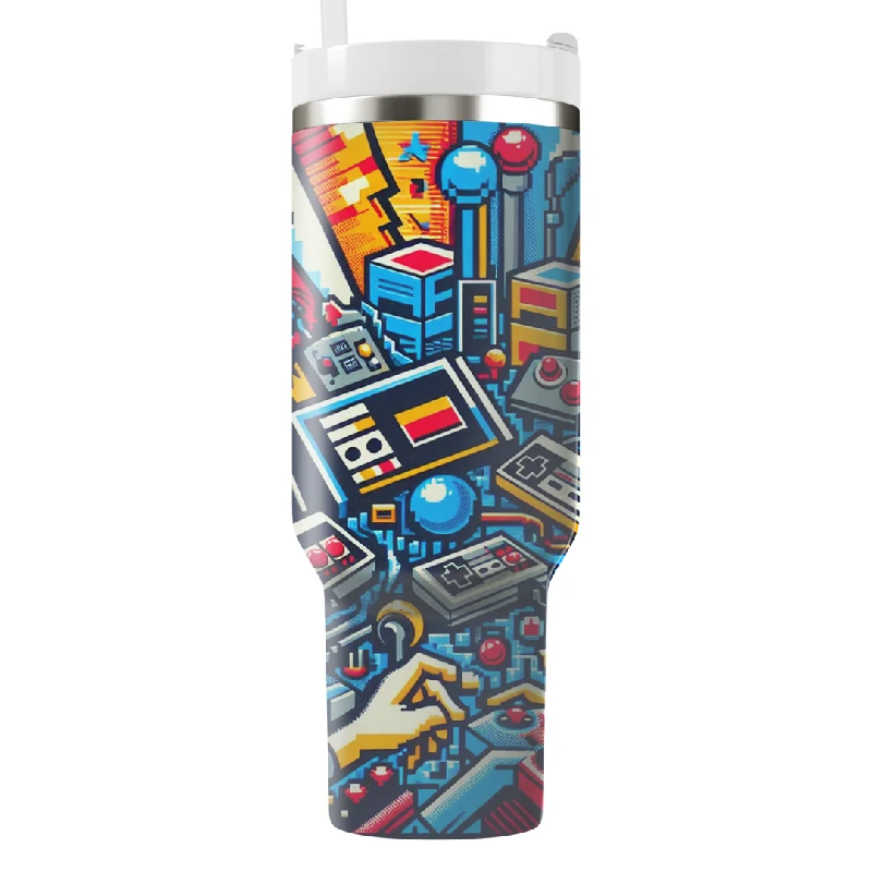 New Season Fashion Preview Sale Radical Retro Game Tumbler With Handle