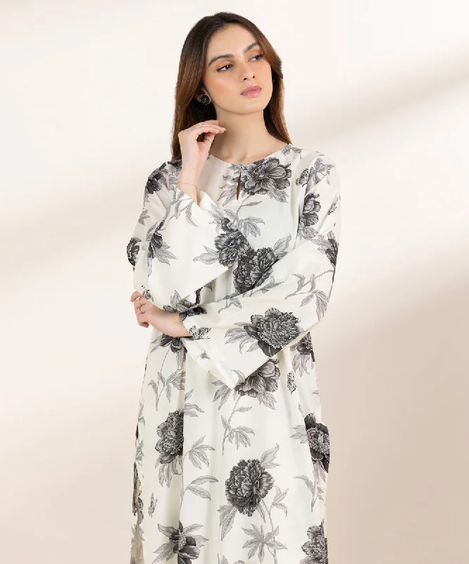 Hollywood Glam Award - Show Style Printed Arabic Lawn Shirt