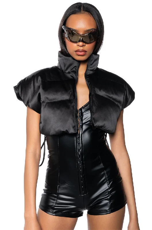 Elegant Style PERI PERI PUFFER VEST