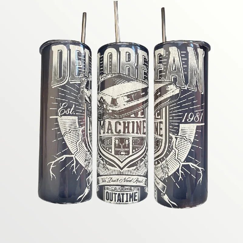 Insulated Drinkware Deals Back To The Future - OutaTime - Delorean Tumbler Cup