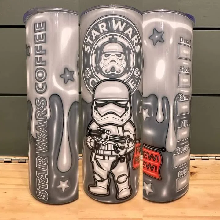 Best Deals Of The Season Star Wars Storm Trooper Pew Pew Cup 20 oz Tumbler