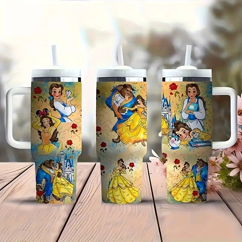 Green Drinkware Sale 40Oz Cartoon Printed Insulated Tumbler